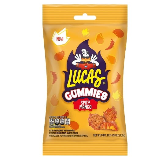 Lucas Spicy Mango Gummies, 12 x 1 each Case - Candy & Confections - image 2