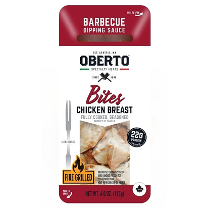 Oberto CHICKEN BITES BBQ, 5 x 6 x 4 oz Case - DOT product image 5