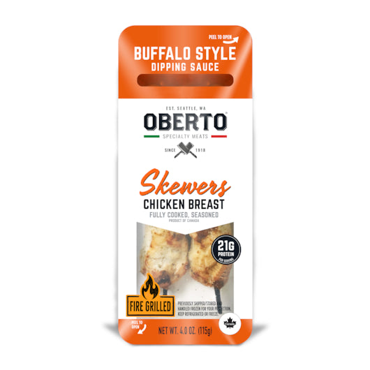 Oberto CHICKEN BITES BUFFALO, 5 x 6 x 4 oz Case - DOT product image 4