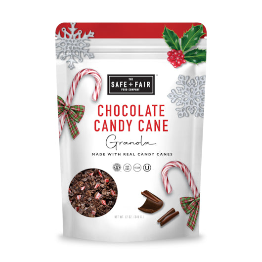 Safe + Fair Chocolate Candy Cane Granola, 6 x 12 oz Case - DOT product image 2