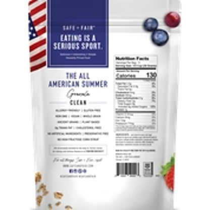 Safe + Fair All American Summer Mixed Berry Granola, 6 x 12 oz Case - DOT product image 4