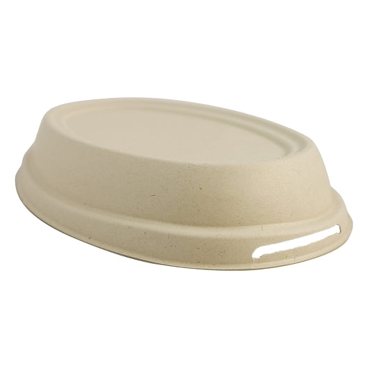 World Centric Plant Fiber Burrito Bowl Lids, 6 x 50 each Case - Food Containers & Lids