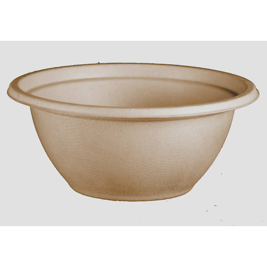 World Centric 32 oz Bowls - Unbleached, 4 x 125 each Case - Plates Bowls