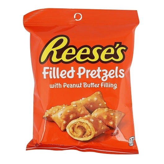 Reese's Filled Pretzels With Peanut Butter Filling Peg Bag, 12 x 5 oz Case - Pantry Ingredients