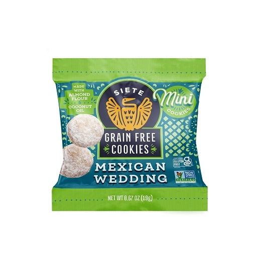 Siete Family Foods Mexican Wedding Cookies, 120 x 0.67 oz Case - Bakery & Desserts - image 2