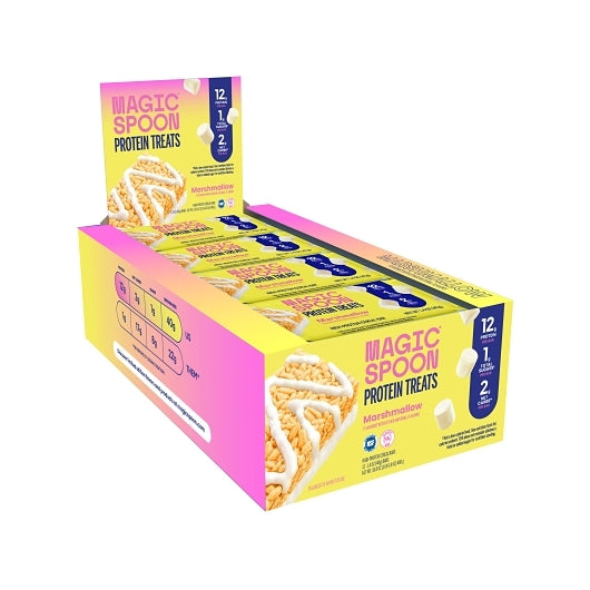 Magic Spoon High Protein Marshmallow Cereal Treats, 6 x 12 x 0.088 lb Case - Bakery & Desserts