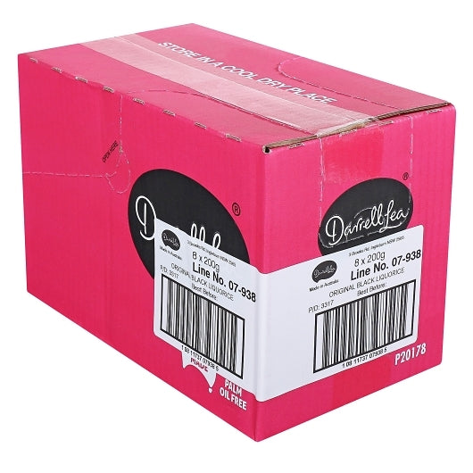 Darrell Lea Black Soft Licorice, 8 x 198.45 GR Case - DOT product image 4