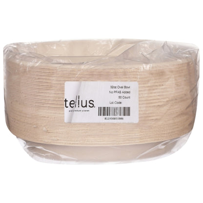 Tellus No Pfas Added Round Bowl, 32 Oz, 6 x 300 each Case - Plates Bowls - image 2