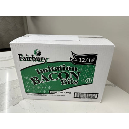 Fairbury Imitation Bacon Bits Salad Topping Bulk, 12 x 12 x 16 oz Case - DOT product image 4