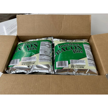 Fairbury Imitation Bacon Bits Salad Topping Bulk, 12 x 12 x 16 oz Case - DOT product image 6