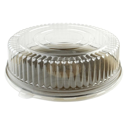 Fineline Settings Clear Dome Lid 16", 1 x 25 x 25 ct Case - Food Containers & Lids