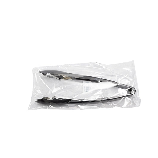 Fineline Settings Black Plastic Extra Heavy Duty 9" Tongs, 1 x 24 x 24 ct Case - Plates Bowls
