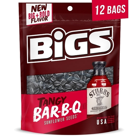 Bigs Stubb's BAR-B-Q Sunflower Seeds, 12 x 5.35 oz Case - DOT product image 2