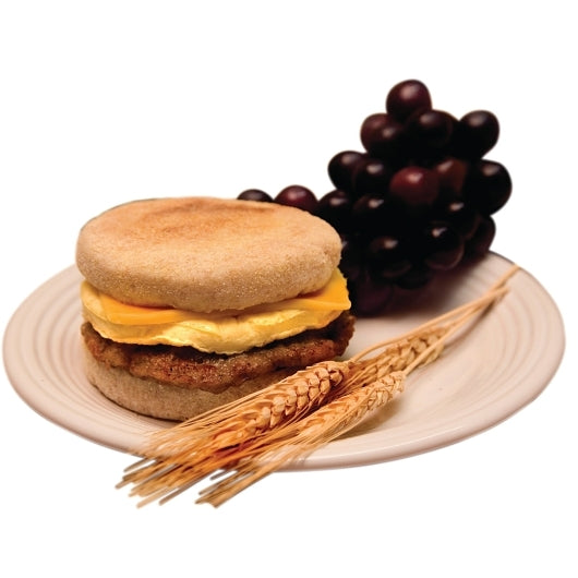 Grand Prairie Individually Wrapped Turkey Sausage & Cheese Muffin, 24 x 24 x 24 each Case - DOT product image 5