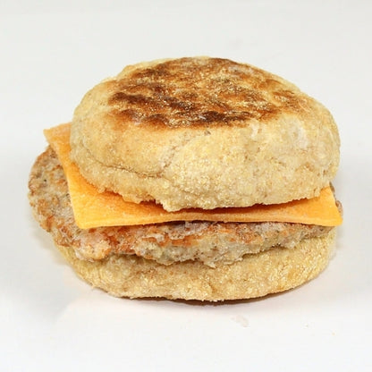 Grand Prairie Individually Wrapped Pork Sausage & Cheddar Cheese Muffin, 1 x 24 each Case - DOT product image 3
