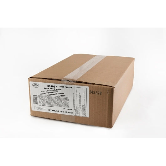 Grand Prairie Individually Wrapped Apple Bacon, Egg & Gouda on Ciabatta, 1 x 24 each Case - DOT product image 6