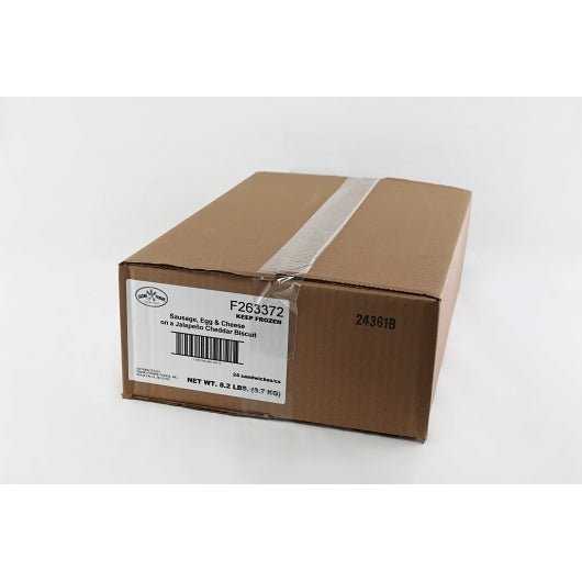 Grand Prairie Individually Wrapped Spicy Sausage, Egg and Cheese Jalapeno Biscuit, 24 x 1 each Case - DOT product image 5