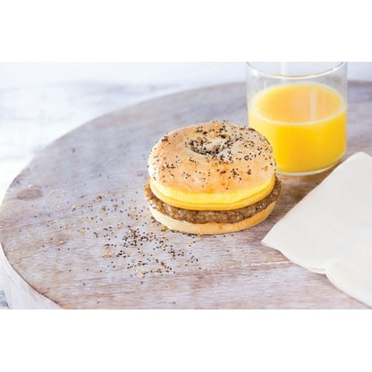 Grand Prairie Spicy Sausage, Egg & Gouda on Everything Bagel, 24 x 1 each Case - DOT product image 6