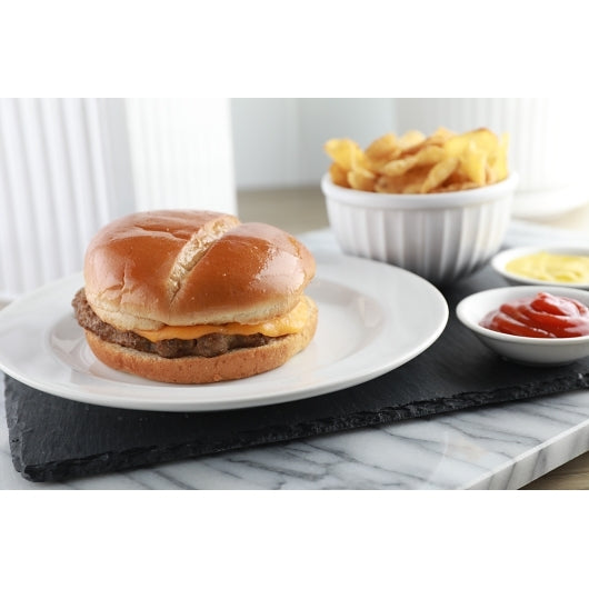 Grand Prairie Individually Wrapped Flame Broiled Cheeseburger, 16 x 1 each Case - DOT product image 7