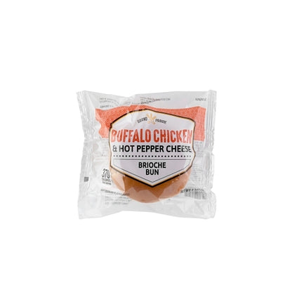 Grand Prairie Individually Wrapped Buffalo Chicken & Pepper Jack Cheese On Brioche Bun Sandwich, 16 x 1 each Case