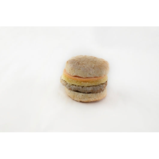 Grand Prairie SAUSAGE ON A & CHEESE BUTTERMILK BISCUIT, 24 x 1 each Case - DOT product image 2