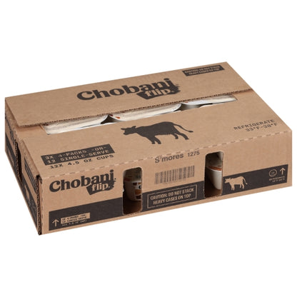 Chobani Flip S'more S'mores Low Fat Greek Yogurt, 12 x 4.5 oz Case - DOT product image 5