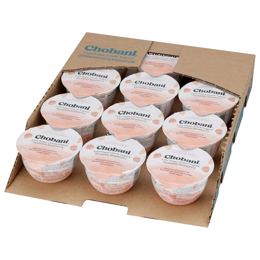 Chobani Less Sugar Monterrey Strawberry Greek Yogurt, 12 x 5.3 oz Case - DOT product image 5