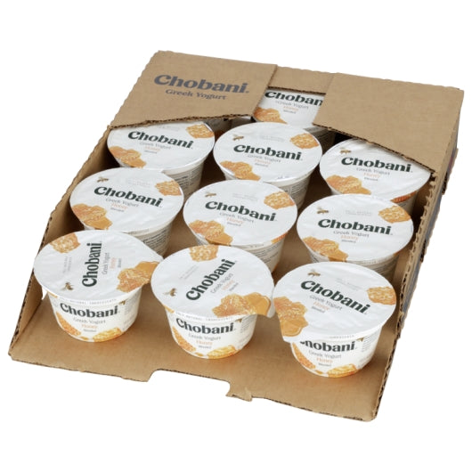 Chobani Honey & Cream Blended Greek Yogurt, 12 x 5.3 oz Case - DOT product image 4