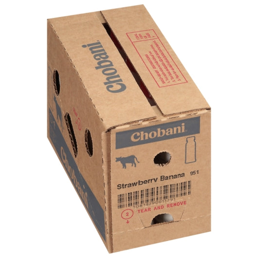 Chobani Strawberry Banana Drinkable Greek Yogurt, 8 x 7 fl oz Case - DOT product image 7