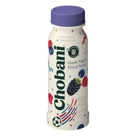 Chobani Mixed Berry Drinkable Greek Yogurt, 8 x 7 fl oz Case - DOT product image 7