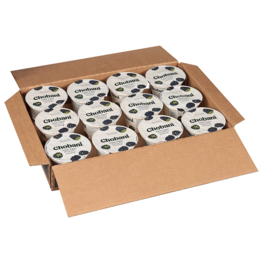 Chobani Non Fat Blackberry Greek Yogurt, 12 x 5.3 oz Case - DOT product image 3