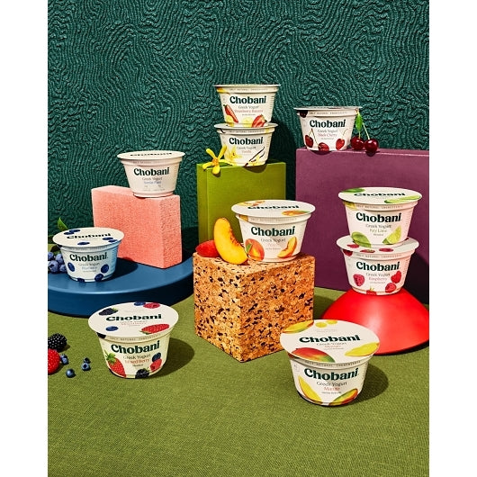 Chobani Low Fat Key Lime Blended Greek Yogurt, 12 x 5.3 oz Case - Cheese & Dairy