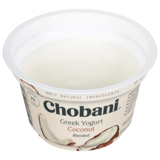 Chobani Low Fat Coconut Blended Greek Yogurt, 12 x 5.3 oz Case - DOT product image 2