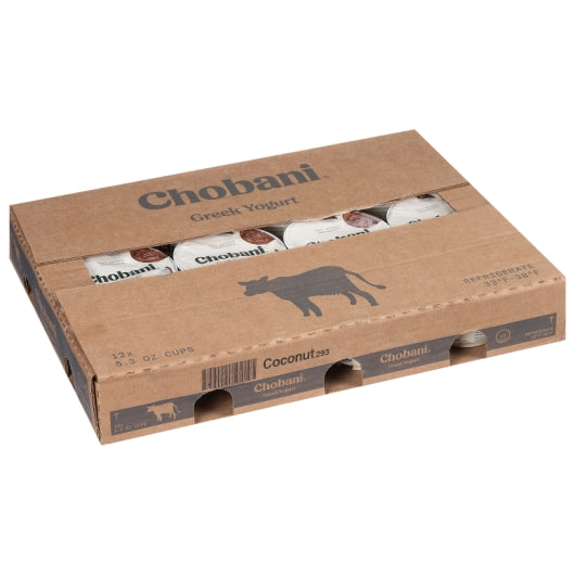 Chobani Low Fat Coconut Blended Greek Yogurt, 12 x 5.3 oz Case - DOT product image 5