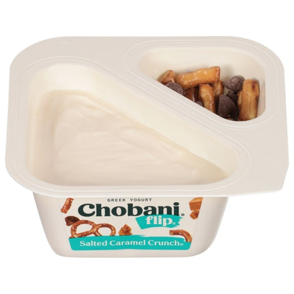 Chobani Low Fat Salted Caramel Crunch Flip Greek Yogurt, 12 x 4.5 oz Case - DOT product image 3