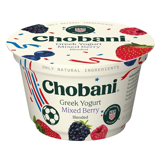Chobani Mixed Berry On the Bottom Greek Yogurt, 12 x 5.3 oz Case - DOT product image 7