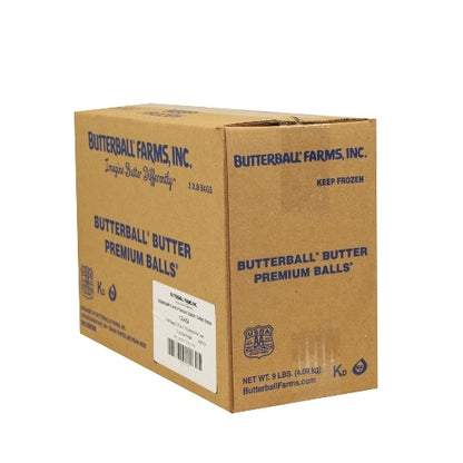 Butterball Farms Premium Balls Salted 3/3 Lbs, 576 x 0.25 oz Case - GS1 closed shipping case image
