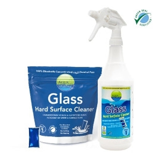 Aqua ChemPacs Glass Hard Surface Cleaner, 1 x 1 each Case - Glassware & Drinkware