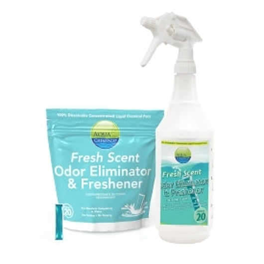 Aqua Chempacs Fresh Scent Odor Eliminator And Freshener, 1 x 1 each Case - Cleaners & Sanitizers