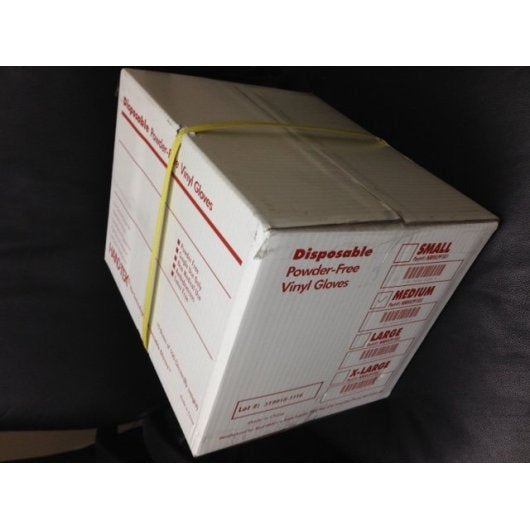 Disposable Flag Powder Disposable Vinyl Powder Free Small Glove, 10 x 100 ct Case - Disposables