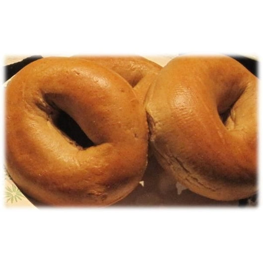Burry Sliced Thaw & Serve 51% Whole Grain Wheat Bagel, 90 x 2.3 oz Case - Breads, Rolls & Buns