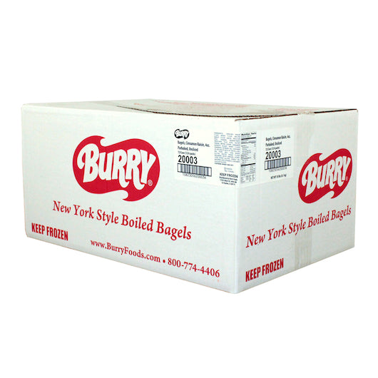 Burry Food Parbaked Cinnamon Raisin Bagel, Ready To Use (4 OZ, 72 Per Case) - DOT product image 3