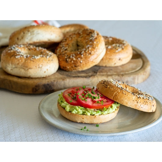 Burry Food Parbaked Everything Bagel, Ready To Use (4 OZ, 72 Per Case) - DOT product image 5