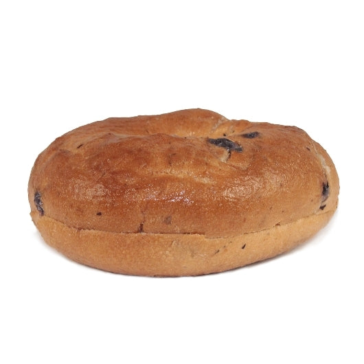 Burry Sliced Thaw & Serve Blueberry Bagel, 90 x 3 oz Case - Breads, Rolls & Buns
