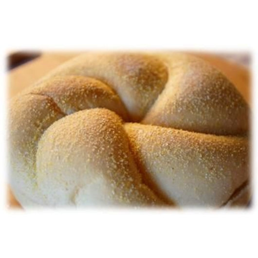 Burry Food Corn Dusted Kaiser Rolls, 2.8 Ounce - 96 per case. - DOT product image 1