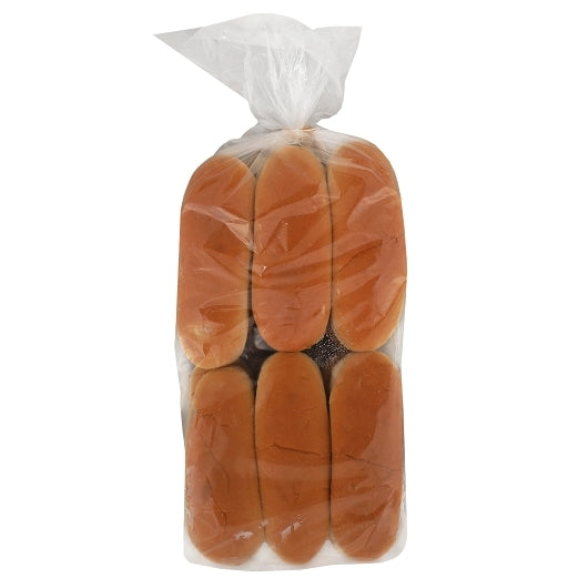 Burry 6 Inch Sliced White Hot dog bun, 144 x 1.8 oz Case - Frozen Meat & Seafood - image 2