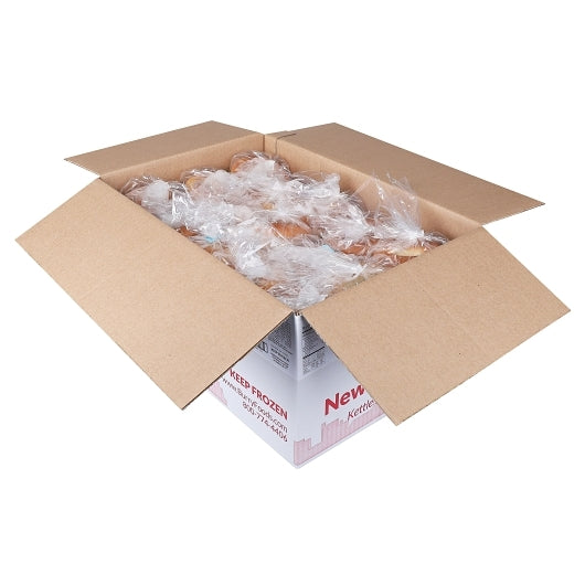 Burry Sliced Thaw & Serve Plain Bagel, 90 x 3 oz Case - Breads, Rolls & Buns