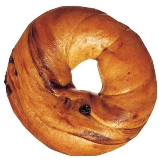 Burry Sliced Thaw & Serve Cinnamon Raisin Bagel, 90 x 3 oz Case - Alternate product angle or state