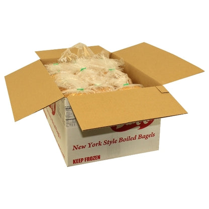 Burry Sliced Thaw & Serve Plain Bagel, 72 x 4 oz Case - DOT product image 2