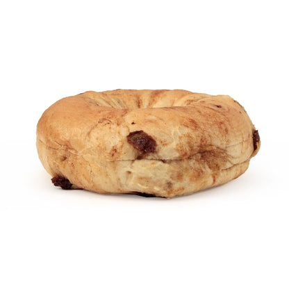 Hot Tamales Cinnamon Sliced Thaw & Serve Cinnamon Raisin Bagel, 72 x 4 oz Case - Breads, Rolls & Buns